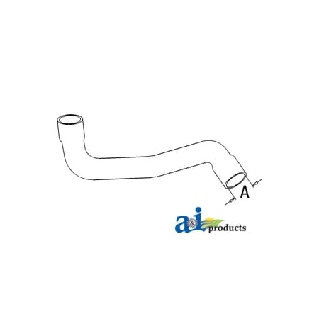 A & I Products Radiator Hose, Lower 16" x2" x2" A-D8NN8286AA
